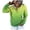 oversized hooded pullover - Green, variant on uvwlwu Womens Gradient Print Henley Button Collar Hoodie Kangaroo Pocket Drop Shoulder Soft Street Casual Pullover Sweatshirt,S
