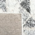 thumbnail image 6 of SAFAVIEH Berber Kayleah Abstract Shag Area Rug, 6'7" x 6'7" Round, Grey/Ivory, 6 of 8