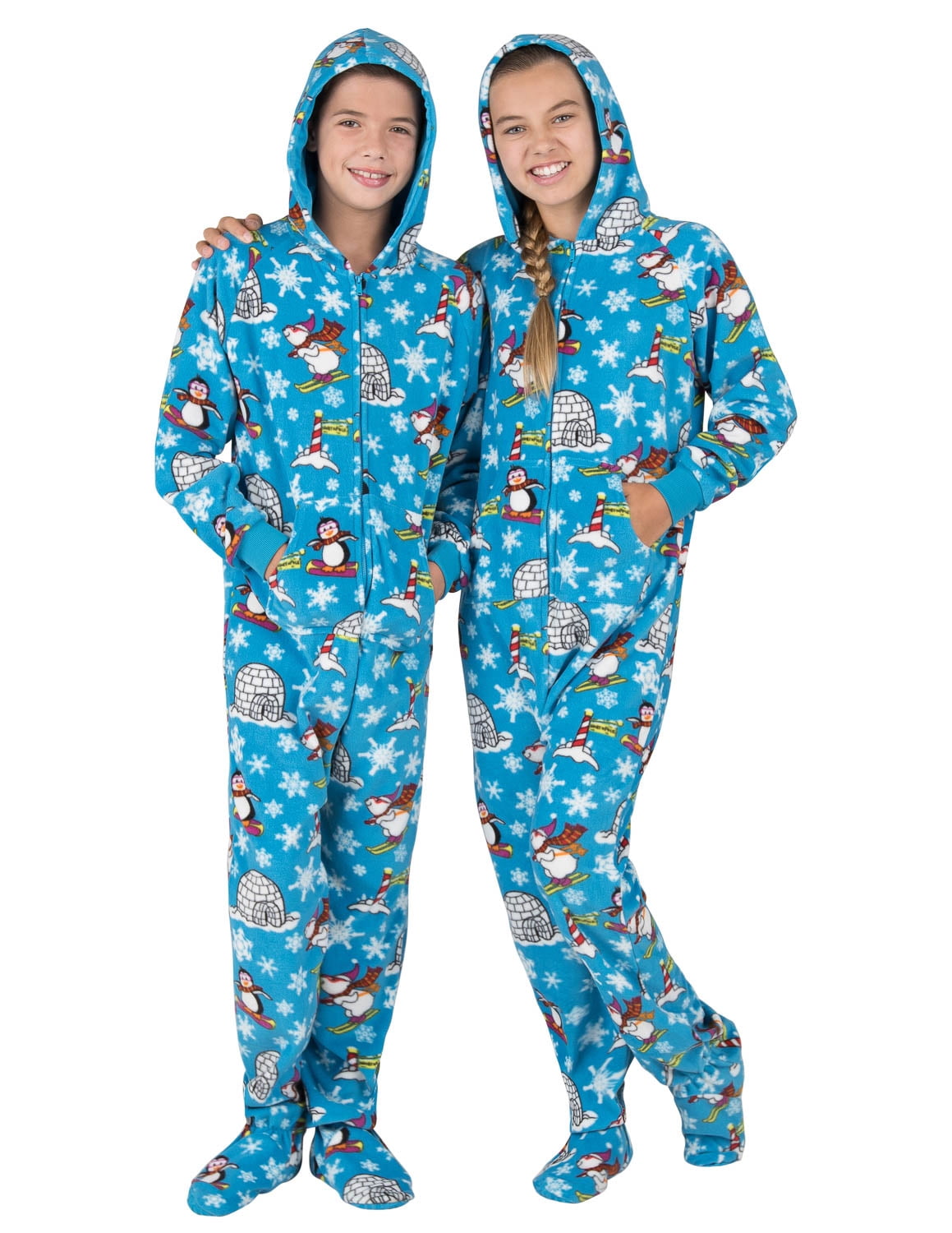 fleece pyjama onesie