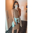 thumbnail image 4 of Vestido PRETTYGARDEN 2025 Ajustado Midi sin Mangas Café XL, 4 of 4