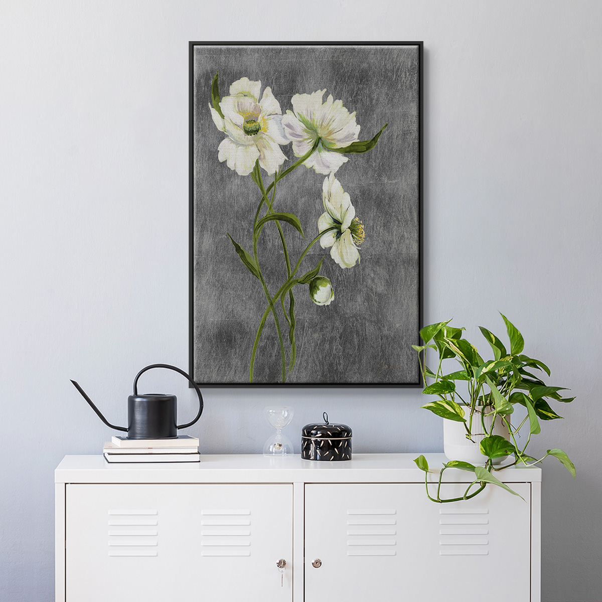 Walking on Sunshine I Framed Premium Gallery Wrapped Canvas - Ready to Hang - 17 x 25 - Black Floating Frame