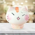 thumbnail image 3 of Exquisite Cat Decor Statue for Home Office Bookshelf TV Stand Decoration Ceramic Animal Sculpture Craft Gift for Friend Family - 6x6.5cm A, 3 of 6