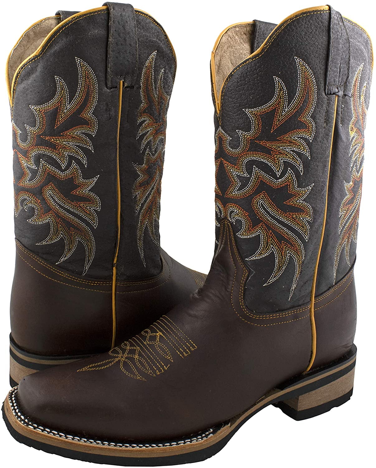 leather sole cowboy boots