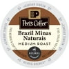 Peet's Coffee & Tea Coffee Brazil Minas Naturals K-Cup Portion Pack for Keurig K-Cup Brewers, 22 Count