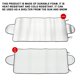 thumbnail image 5 of Cortinas Bloqueador Solar XWSHYW para Coche Bloqueador de Nieve Doble Oreja 70*150, 5 of 6