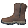 thumbnail image 2 of Hoss Men's Brown Recon 8" Side Zip Composite Toe Waterproof Electrical Hazard 14 2E, 2 of 7