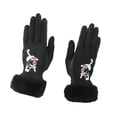 thumbnail image 2 of 1 par de guantes de golf, de invierno, guantes de práctica cálidos, guantes de golf para mujer, guantes para ciclismo, senderismo, golf al Negro 18, 2 of 8