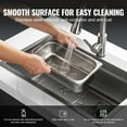 thumbnail image 2 of KFFKFF 8 Set 1/3 Size Steam Pans with Covers, 0.8mm Durable Stainless Steel, 6-Inch Depth, Anti-Jam for Catering and Food Storage, Suitable for Commercial Use, 2 of 9
