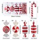 thumbnail image 1 of Juego de piruletas grandes de bastón de caramelo para árbol de Navidad, colgante de Papá Noel, regalos de Navidad, adornos de Año Nuevo, decoraciones para el hogar, 2023, 1 Juego, 1 of 4