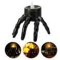 thumbnail image 4 of Halloween Skeleton Hand Lantern Atmosphere Props Skeleton Hand Night Light Halloween Candle Lamp, 4 of 5