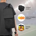 thumbnail image 5 of Pickleball Paddles Set Of 2, Fiberglass Surface, Turquoise Marble Pattern, 4 Balls & Bag, 5 of 5