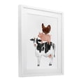 thumbnail image 2 of Stupell Industries Cottage Farm Animal Stack Whimsy White Framed Print Under Glass, 13 x 16, by Kim Allen, 2 of 8