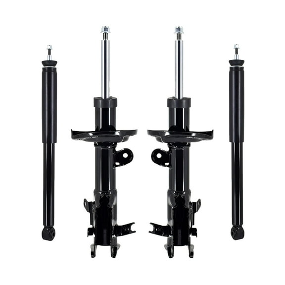 Set 4 Front Suspension Strut Assembly - Rear Shock Absorber For 2012 Honda Civic Sedan