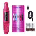 thumbnail image 1 of Kit Pulidor De Esmeril Para Cuidado De Uñas eléctrico profesional Moreka Rojo, 1 of 2