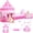 Princess Pink, variant on SISTICKER 3PC Princess Tent Toys for Toddlers Girls with Kids Tunnel & Baby Ball Pit Playhouse Indoor Outdoor Polyester