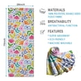 thumbnail image 2 of Pioneer Flower Floral Print Pattern Hot Yoga Mat Towel Non Slip for Hot Yoga - Quick-Drying Yoga Mat Cover with 4 Corner Pockets with Travel Bag - Hot Yoga Towel Non Slip 74"x26", 2 of 6