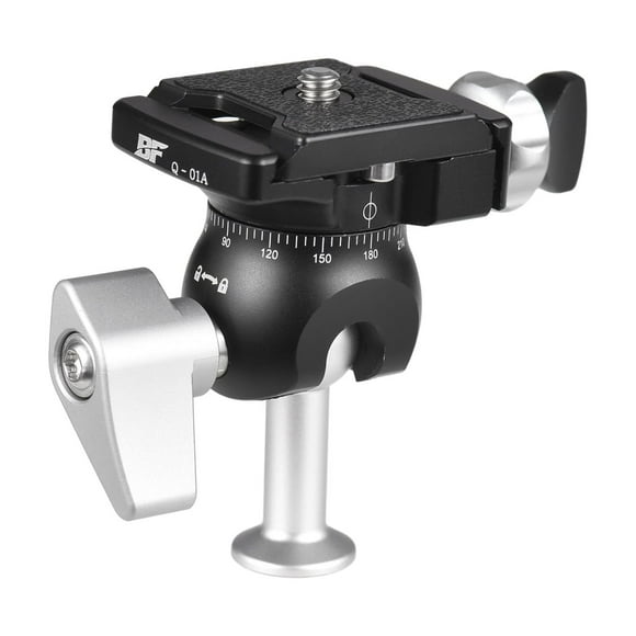 BAFANG Tripod Head,Q-01a Plate 1/4 Inch With Quick Release Ballhead Inverted Camera Inch Screw Load Quick Release Plate 1/4 Inch Screw Alloy Ballhead Panoramic Ballhead Cameras Screw Load Panoramic