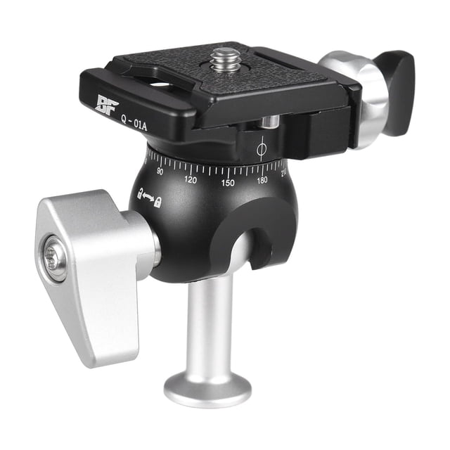 BAFANG Tripod Head,Ballhead With Quick Alloy Ballhead 1/4 Inch Screw With Quick Release Screw Load Panoramic Q-01a Plate 1/4 Inch Quick Release Plate Inch Screw Load Ballhead Inverted Camera Dsfen