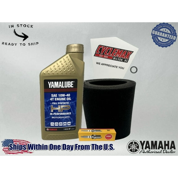 Cyclemax Full-Synthetic Yamalube Tune-Up Kit fits 2004-2008 Yamaha RAPTOR 50