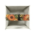 thumbnail image 5 of Psesaysky Thanksgiving Tissue Box Cover, Modern PU Leather Square Tissue Box Holder for Creative Decorative, Ideal for Bathrooms/Office/Car/Nightstand/Dining Table, Pumpkin Sunflower, 5 of 7