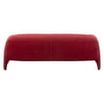 thumbnail image 3 of ZUO Horten Steel Frame and Velvet Upholstered Sofa in Red, 3 of 5