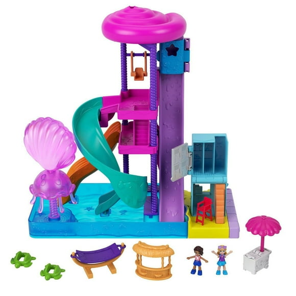 Parc Aquatique avec super glissade Pollyville Polly Pocket