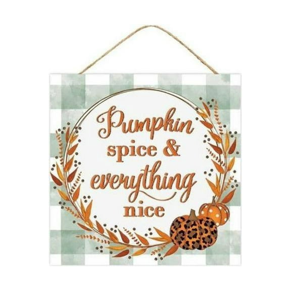 Shop our 10" Wooden Sign: Pumpkin Spice
