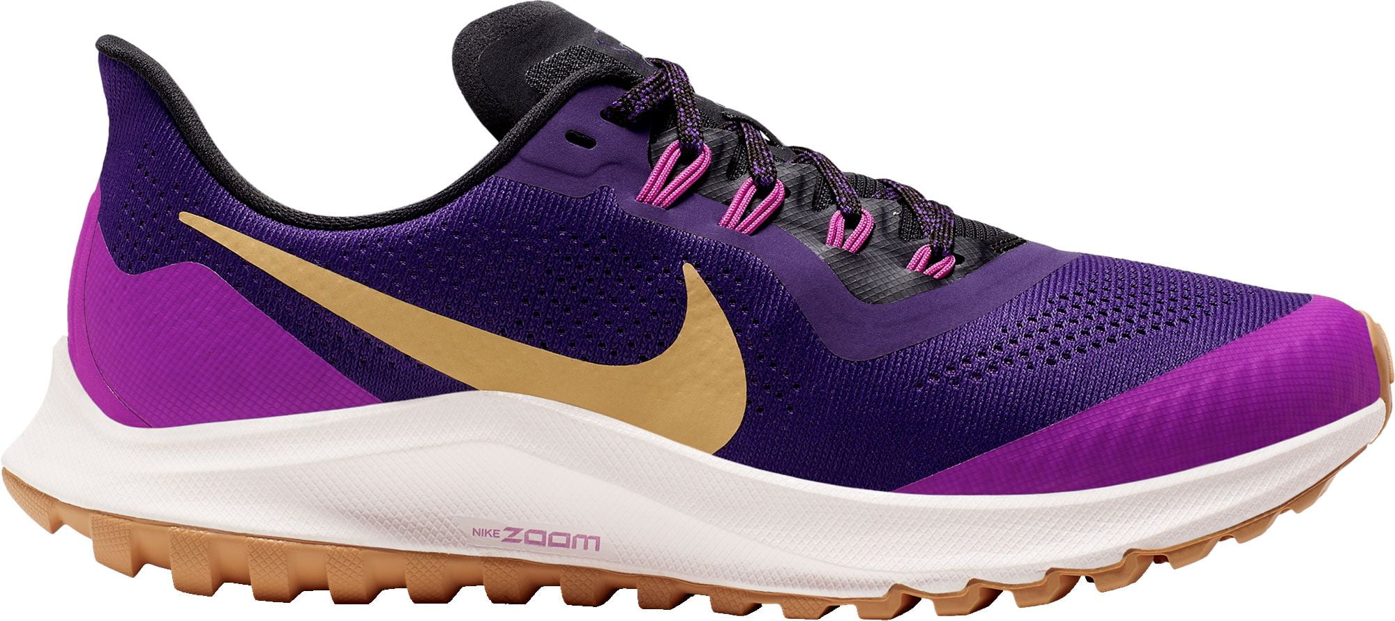 nike women's air zoom pegasus 36 running shoes purple