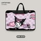 thumbnail image 1 of Sanrio anime series Kuromi-bolsa negra para ordenador portátil, bolsa de almacenamiento bonita de dibujos animados para mujer, iPad air14/11 /14/16 pulgadas, regalo sorpresa, 1 of 5