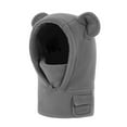thumbnail image 2 of Girls Hat Winter Unisex Kids Balaclava Color Block Design Lined Warm Hat Scarf and Face Cover Windproof Cold Weather Outdoor Activity Gear Kids Hat Grey 1 Years-4 Years, 2 of 3