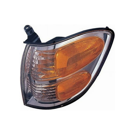 Front Left Driver Side Turn Signal Assembly - Corner of Fender - Compatible with 2001 - 2004 Toyota Sequoia 2002 2003