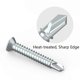 thumbnail image 2 of 100pcs 4.2 * 25mm Self Tapping Screw Cross Countersunk Drill Tail Self Drilling Screws Wood Screws for Metal 25mm, 2 of 4