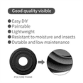 thumbnail image 4 of 2pack PU Ceiling Medallions Ceiling Cover Plate Medallion for Light Fixtures and Ceiling Fans,12-1/4 Black PU, 4 of 6