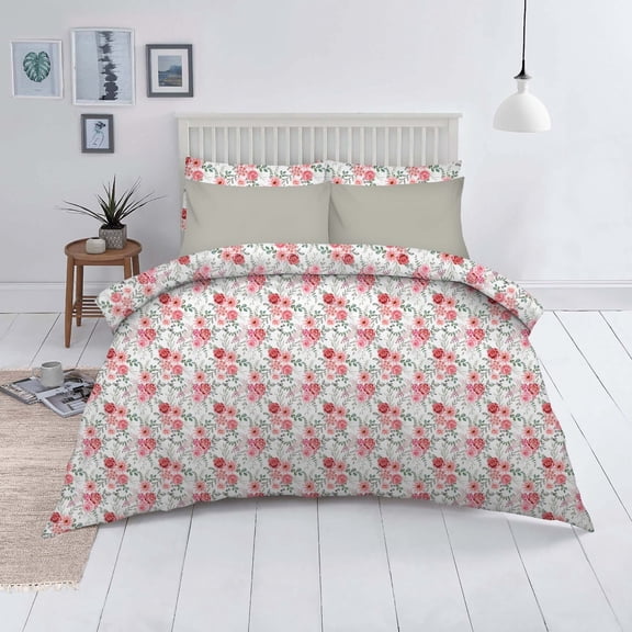 Majestic 400 Thread Count Egyptian Quality Cotton Sheet Set - Breathable 4 Piece King Sheet Set (King, Scarlett)