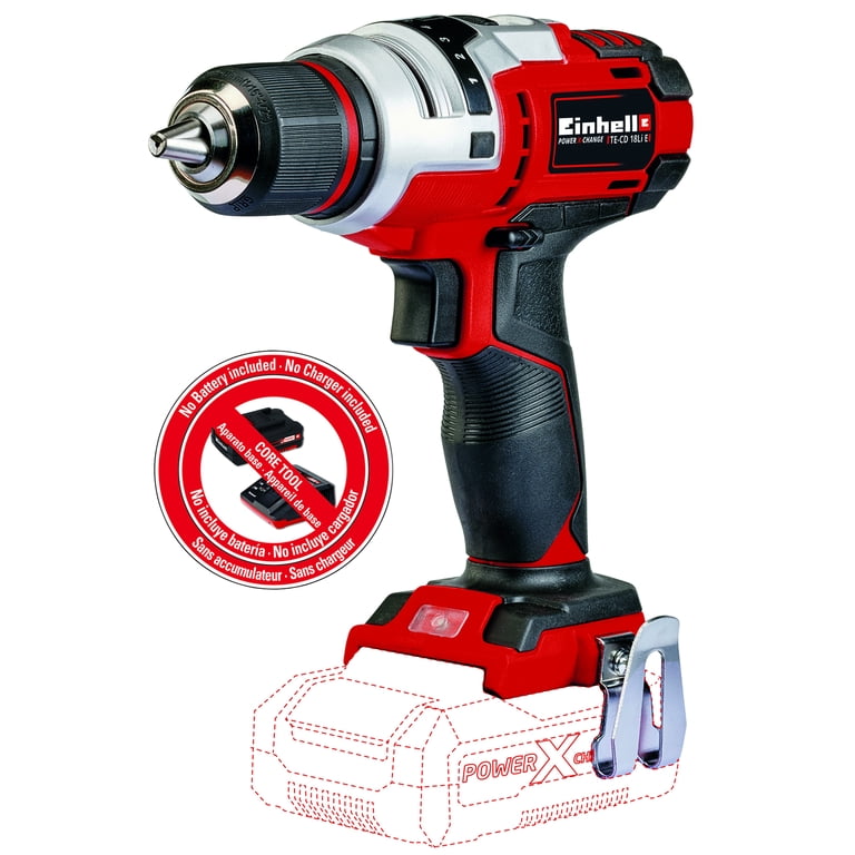 Einhell TE CD 18 Li E 18 Volt Power X Change Cordless Drill 1 2 Inch Tool Only Walmart