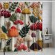 thumbnail image 5 of Yhmxh Decoración del baño Cortina de ducha con estampado de bordado falso, sin perforaciones, impermeable, especial para baño, resistente al agua y al moho. Gabinete de almacenamiento de baño, 5 of 5