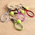 thumbnail image 3 of Mini Tennis Racket Keychain, Sports Equipment Gift for Tennis Fans,Compact and Portable for Bags and Keys, Great for Birthdays and Graduations, Fun and Decorative Accessory, 3 of 6