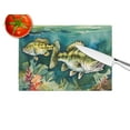 thumbnail image 3 of Smallmouth Bass Glass Cutting Board Large 12 in x 15 in, 3 of 5