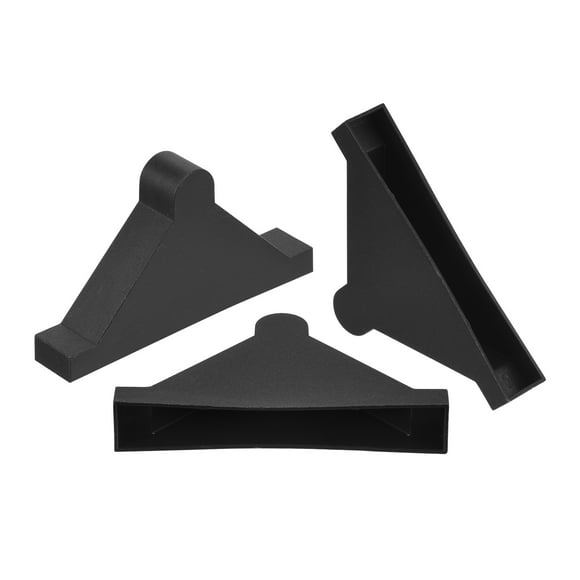 Uxcell 20Pack Corner Protectors 10x70mm Plastic Triangle Corner Guards Cushion, Black