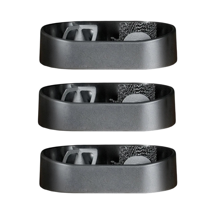 3Pcs Coffee Portafilter Cleaning Kit, Automatic Portafilter Cleaner for 51/53/58mm Portafilters, Barista Espresso Cleaning Accessories with Brush and Holder, Small Coffee Cleaner Tool for Home