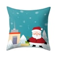 thumbnail image 2 of E Christmas Pillowcase Holiday Decor Throw Pillow Cover For Home Decoration Made Of Polyester Fabric With Christmas Patterns Size 17.7 By 17.7 Inches 1 Piece Set For Sofa Bed And Couch, 2 of 4