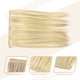thumbnail image 3 of 16 40.5cm Gold Tone Invisible Hair Extensions Long Straight Synthetic Hair Adjustable Headband Hairpieces No Clip, 3 of 7