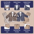 thumbnail image 4 of Little Boys' Jacket, Long Sleeve Button-Up Shirt and Pants 3-Piece Dressy Suit, 4 of 5