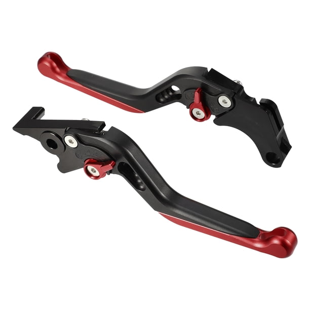 Palancas de embrague de freno Unique Bargains ajustables para Honda Monkey 125 negro rojo