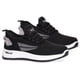 thumbnail image 2 of Tenis Mujer TOP ONE Ligeros Deportivo Comodo Textil negro, 2 of 8