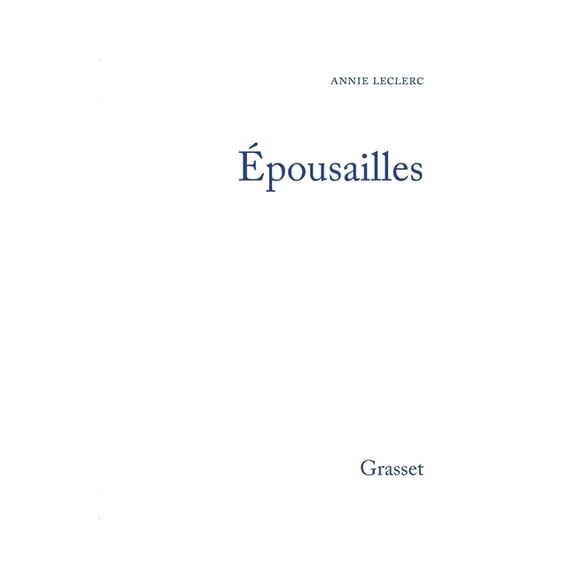 Épousailles, (Paperback)