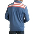 thumbnail image 2 of vineyard vines men's flag cotton jersey 1/4 zip pullover  in blue $98.50, 2 of 4