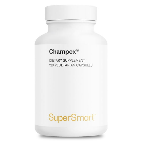 SuperSmart - Champex 1500 mg per Day - Deodorizing Supplement - Agaricus Bisporus | Non-GMO & Gluten Free - 120 Vegetarian Capsules