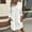 White, variant on Dpytoraw Women's Comfortable New Casual Solid Color Button Mid Length Long Sleeve Loose Shirt Casual Dress