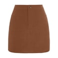 thumbnail image 3 of Women's Corduroy Mini Skirt High Waist Slim Fit Autumn Winter Short Corduroy Skirt Denim Skirts for Women Knee Length Ballet Skirts Double Slit Skirt Men's Skirt Silk Skirt Crib Skirt Boy Trailer, 3 of 4